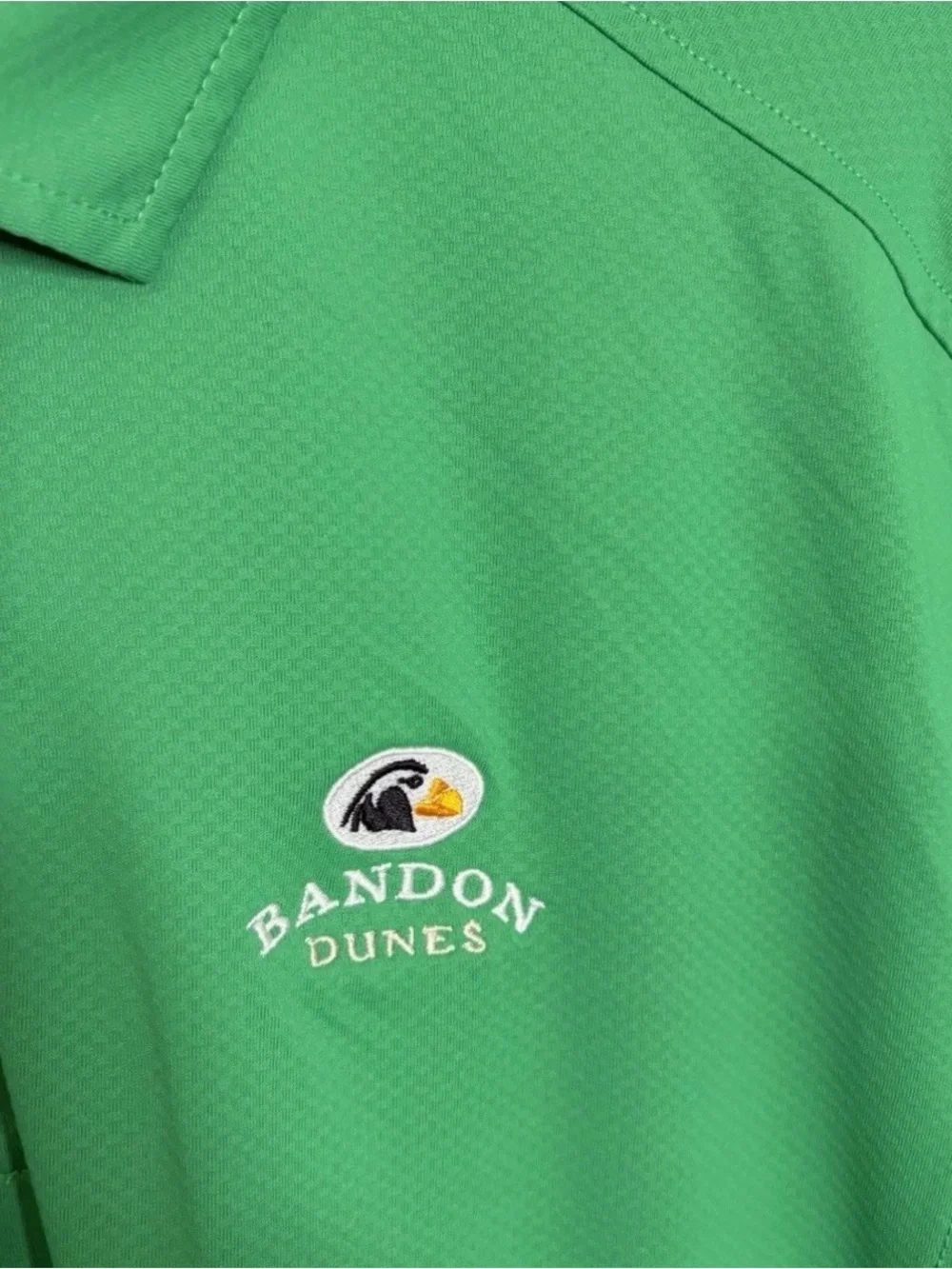 Cutter & Buck Green Short-Sleeve Performance Polo shirt Bandon Dunes L resort